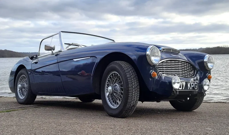 Richard's 1957 Austin Healey 100-6 BN4 at Beale Water