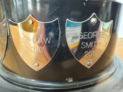 Vice Presidents Trophy, Shields on ebony base: Lis Law 2010 - George Smith 2011